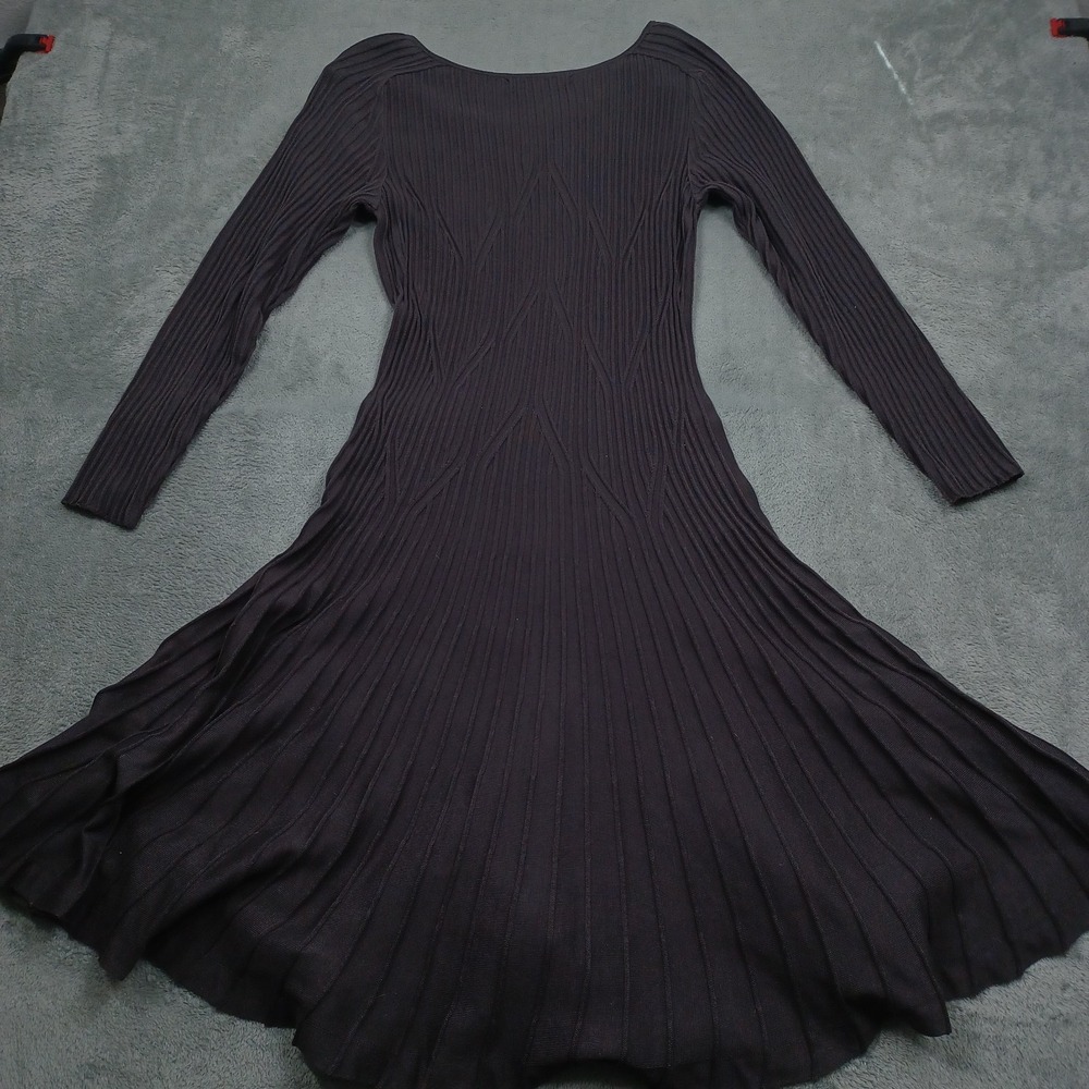 Peruvian Connection Dress Womens Large Brown Stretch Pullover Pima Cotton Peru - Picture 6 of 8
